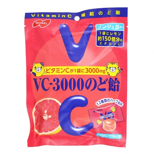 NOBEL VC-3000润喉糖 西柚味 90g